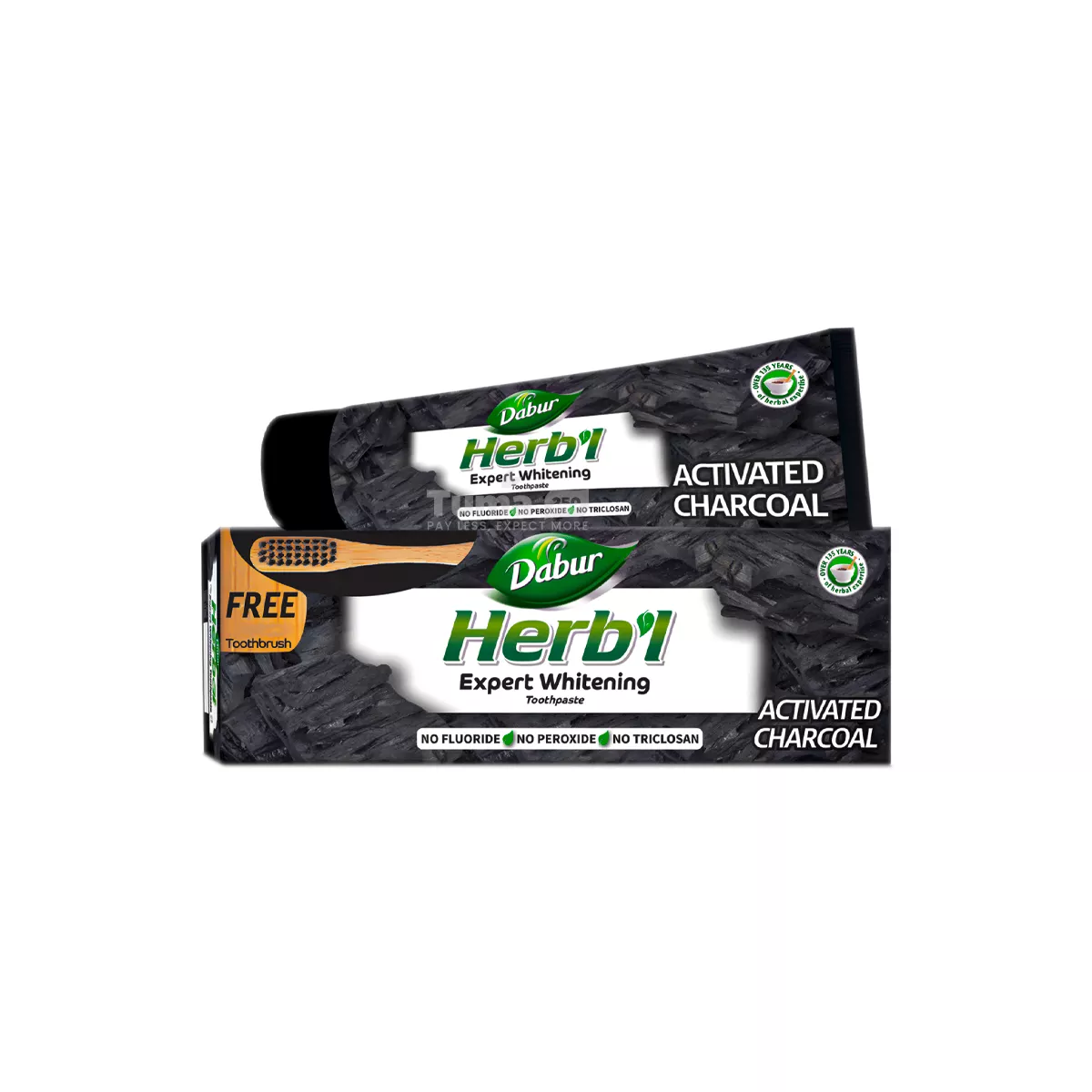 Dabur Herb’l Activated Charcoal Toothpaste 140g