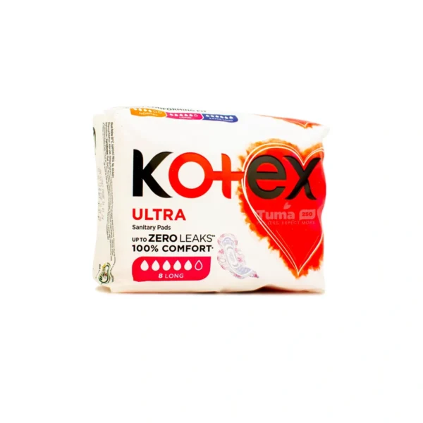 Kotex Ultra Sanitary Long Pads - 8Pcs