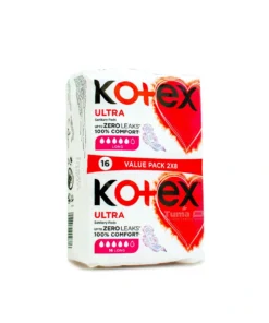 Kotex Ultra Sanitary Long Pads - 16Pcs