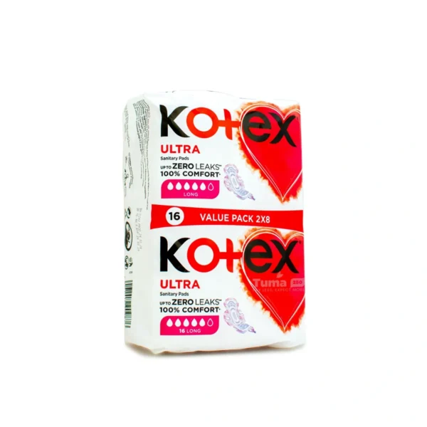Kotex Ultra Sanitary Long Pads - 16Pcs