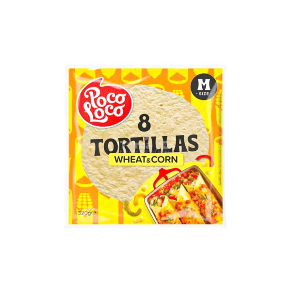 Poco Loco Wheat & Corn Tortillas 320g