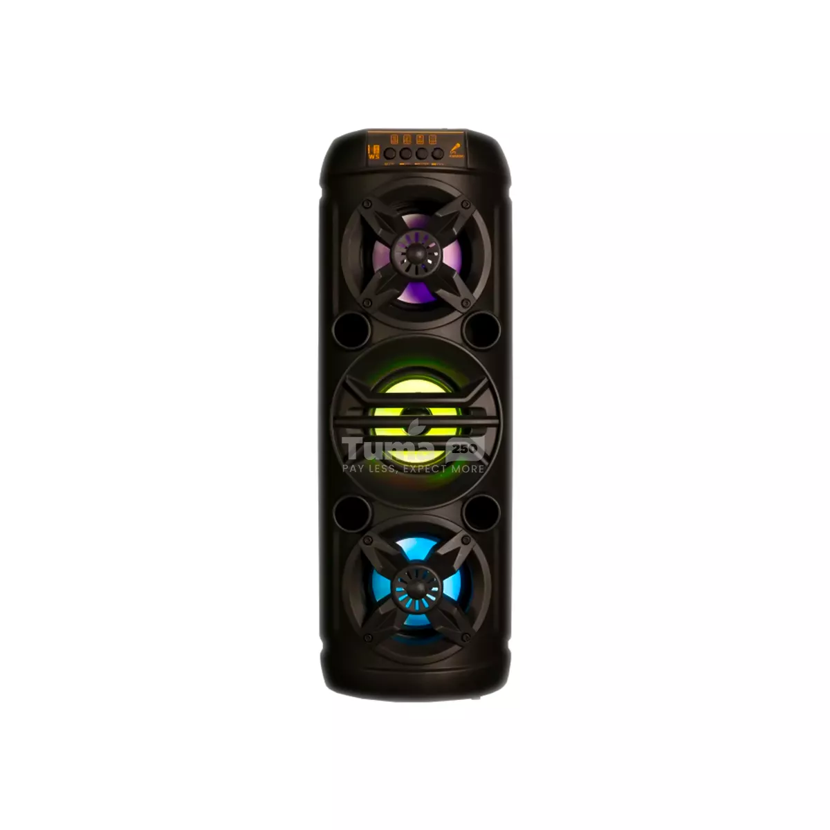 Sayona Portable Triple 6.5 Inch Rechargeable Party Speaker (SPT-1330BT)