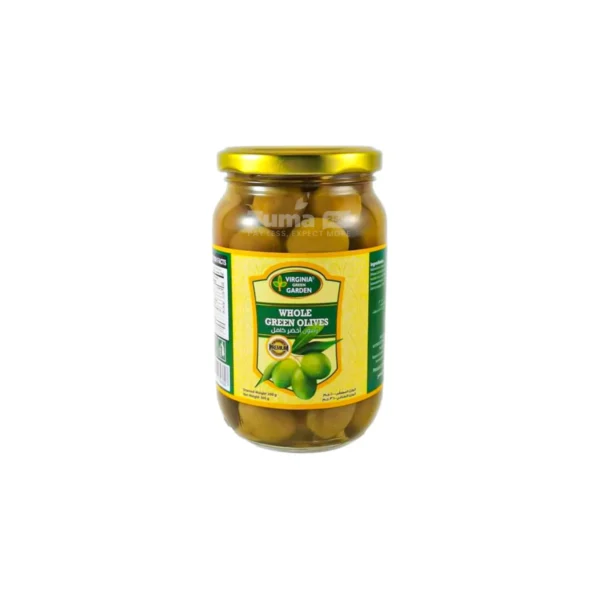 Virginia Whole Green Olives 300g