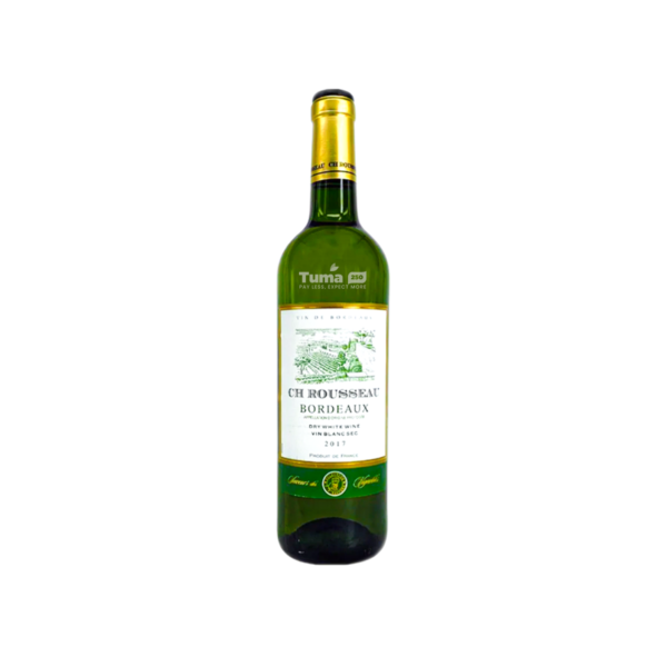 Ch Rousseau Bordeaux Dry White Wine 13% Alc 750ml