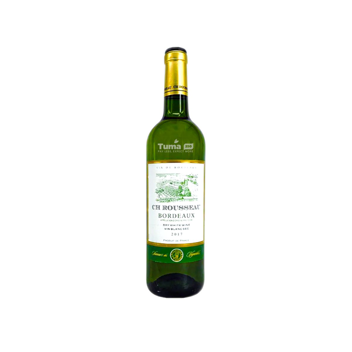 Ch Rousseau Bordeaux Dry White Wine 13% Alc 750ml