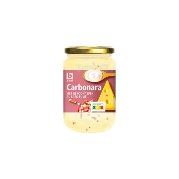 Boni Selection Carbonara Sauce with Smoked Bacon 350G