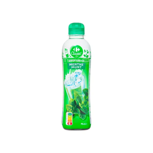 Carrefour Classic mint Syrup (Sirop Menthe) - 75cl