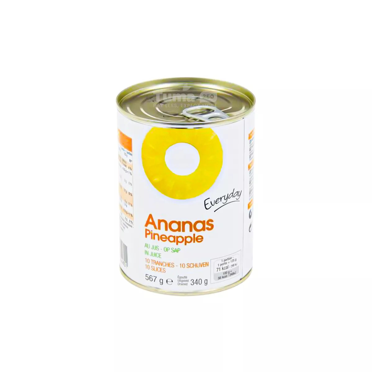 Everyday Pineapple Slices in Juice 567g