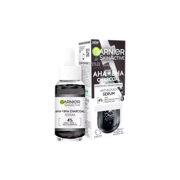 Garnier SkinActive Aha+Charcoal Serum 30ml