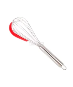 Stainless Steel Silicone Scraper Whisk