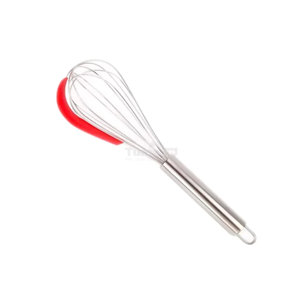 Stainless Steel Silicone Scraper Whisk