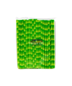Super Touch Bamboo Print Paper Straws 100pcs