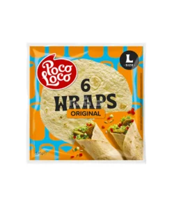 Poco Loco Original 6 Tortilla Wraps L Size 370g