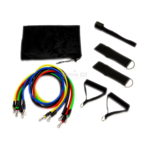 5-Piece Tube Resistance Band Set with Carrying Bag