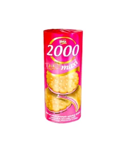 Bifa 2000 Maxi Strawberry Cream Sandwich Biscuits 500g