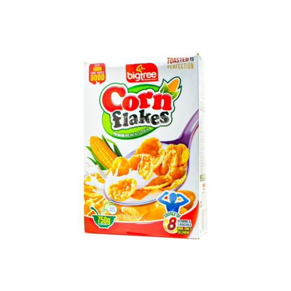 Big Tree Corn Flakes Premium Breakfast Cereal 750g