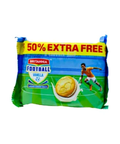 Britannia Football Vanilla Flavoured Sandwhich Biscuits 96g+ 50% Free