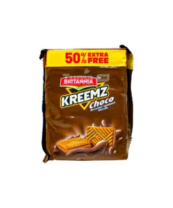 Britannia Kreemz Choco Flavoured Sandwich Biscuits 96g + 50% Free