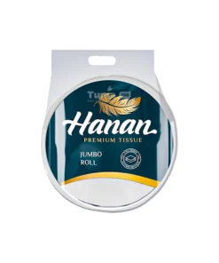 Hanan Premium Tissue Jumbo Roll 1ply 100x125mm