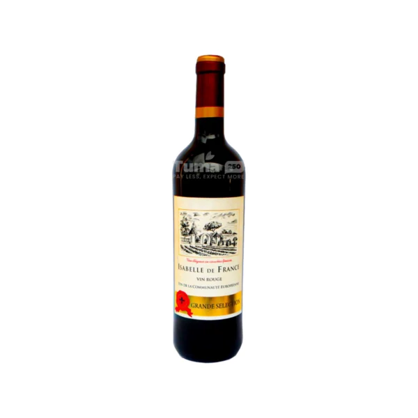 Isabelle de France Vin Rouge Red Wine 750ml