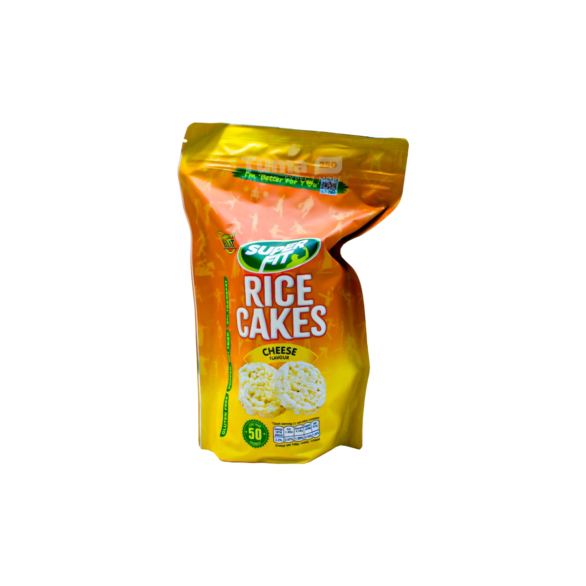 Tropical Heat Super Fit Rice Cakes Cheese Flavour 150g