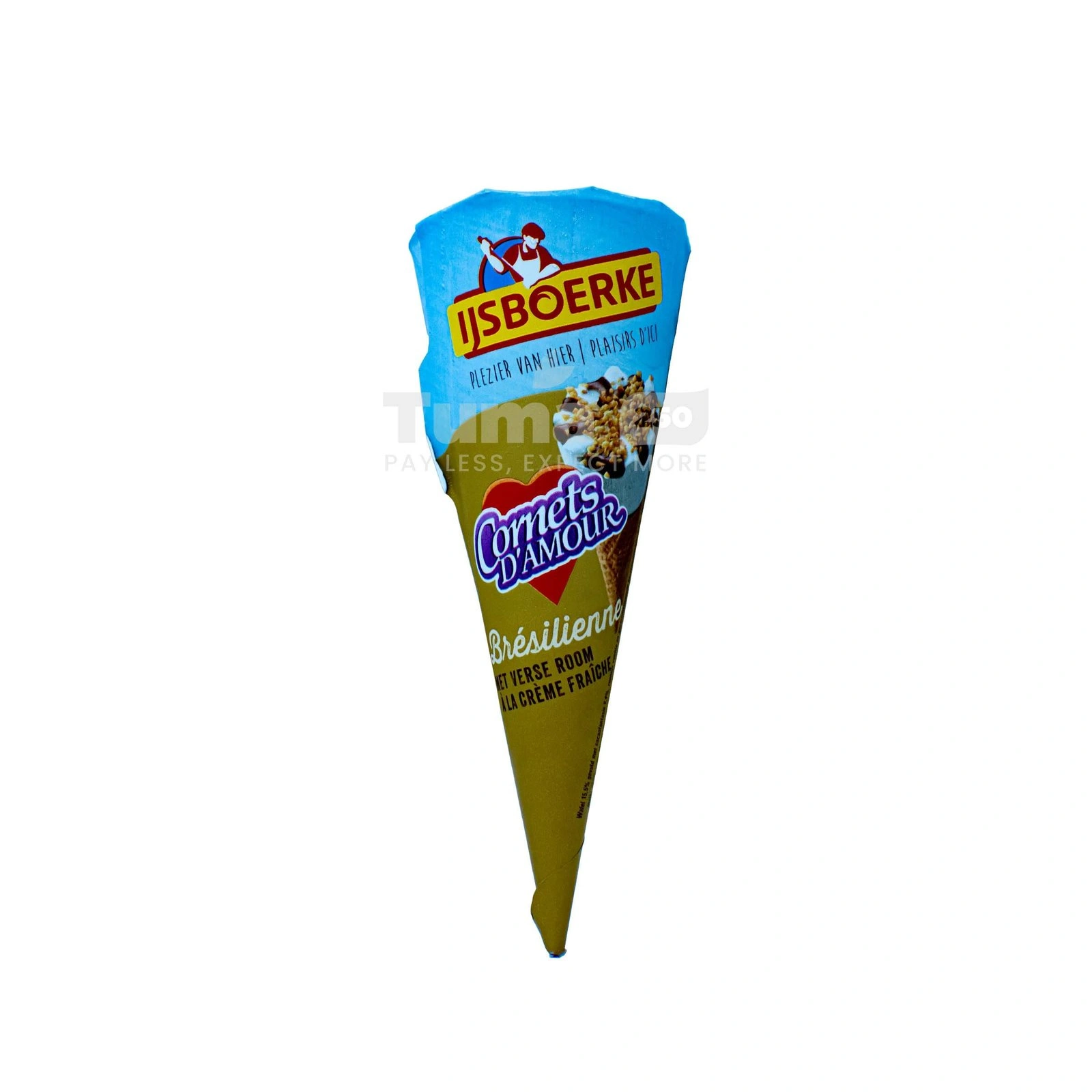 Ijsboerke Cornets D'amour Bresillienne Ice Cream 120ml