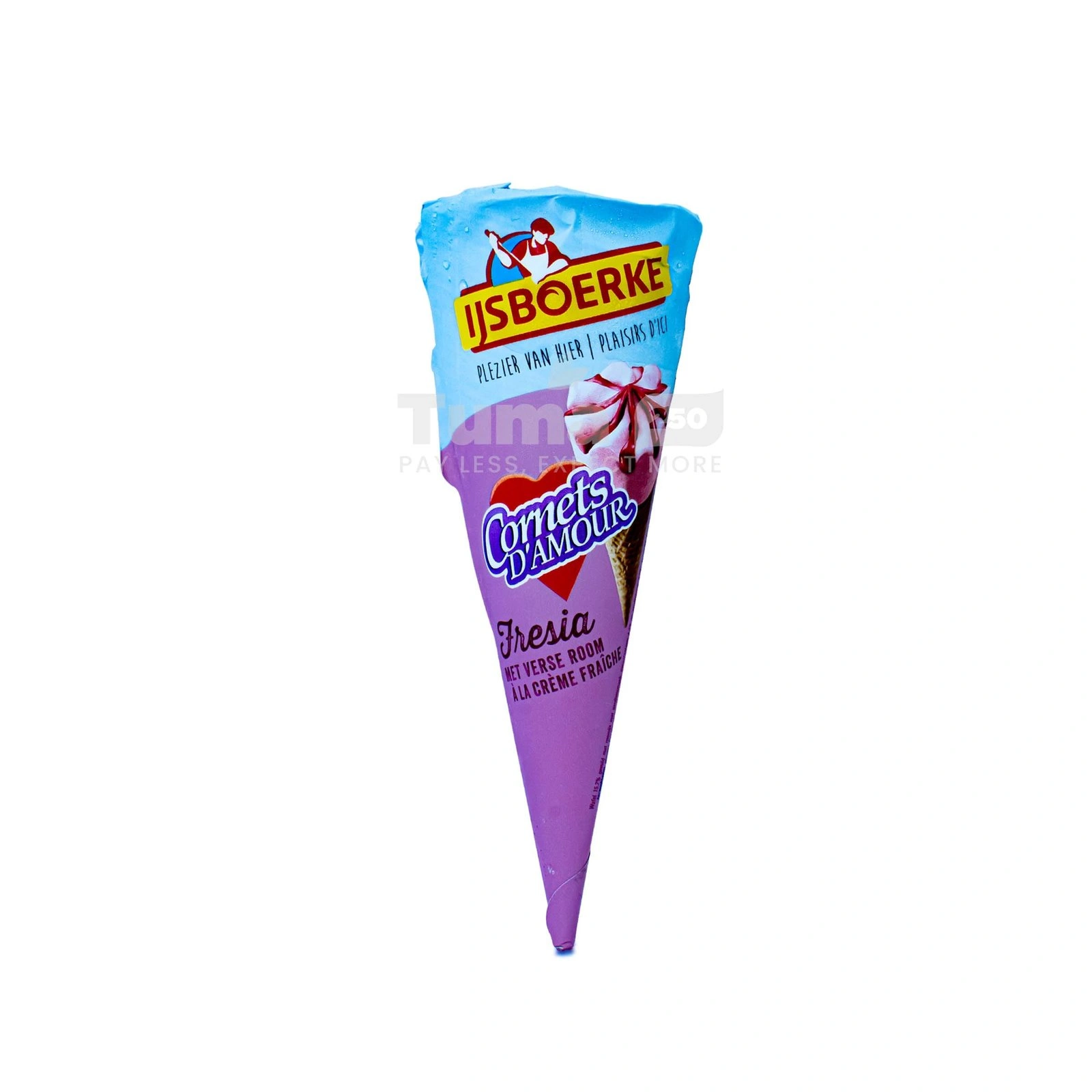 Ijsboerke Cornets D'amour Frezia Ice Cream 120ml