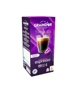 Graindor Luminoso Espresso Nespresso Capsules 20 Packs x 5.2g (104g)