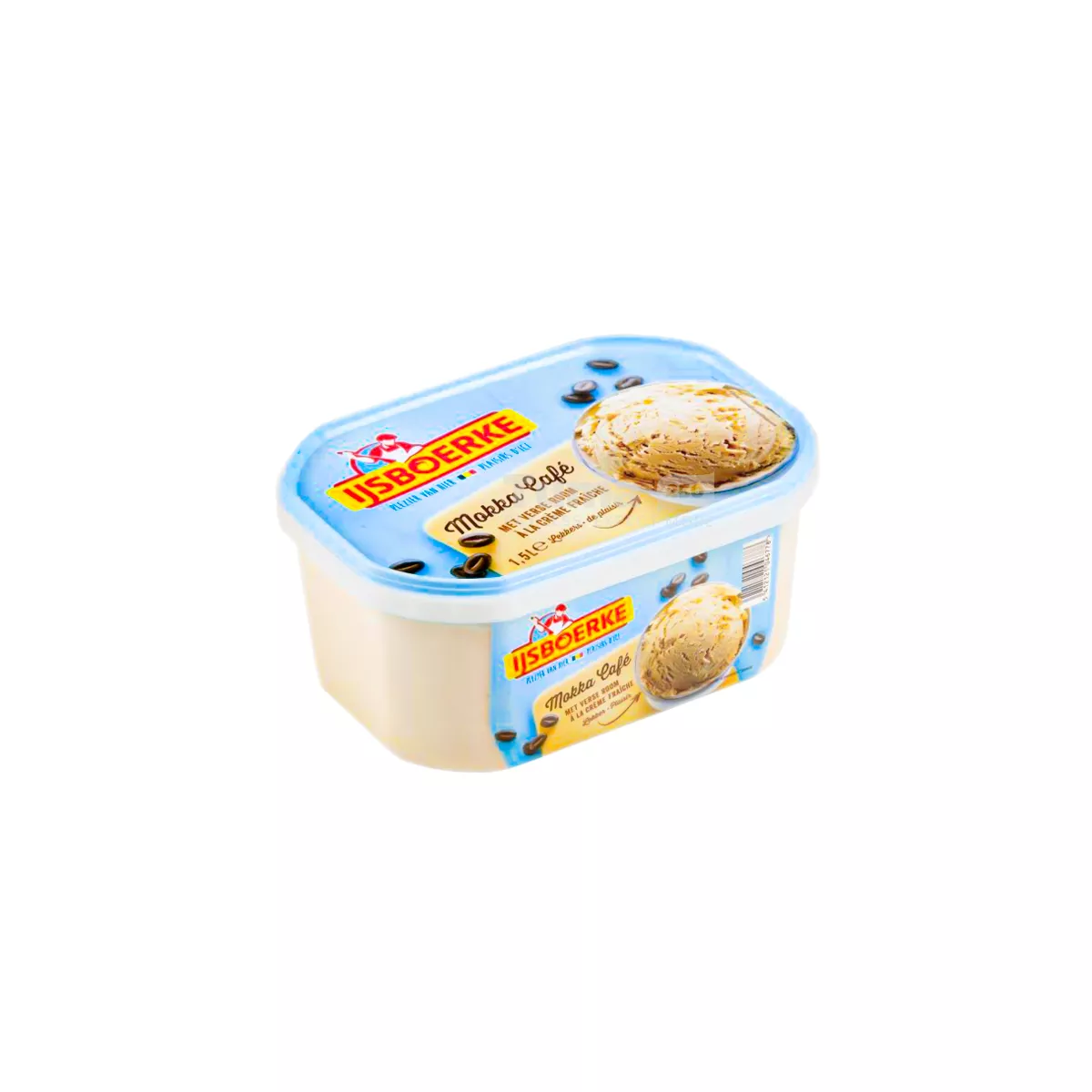 Ijsboerke Mokka Cafe Icecream 1L