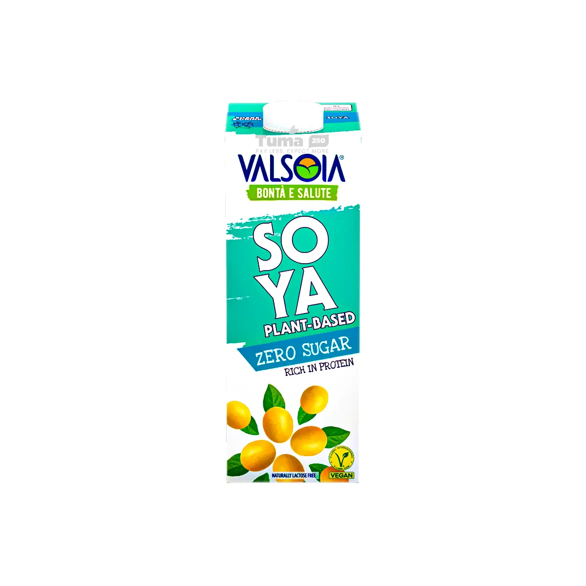 Valsoia Bontà e Salute Plant-Based Zero Sugar Soya Milk 1L