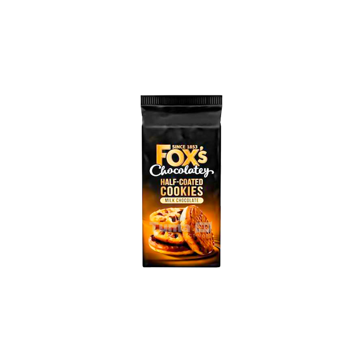 Fox's Chocolatey Half-Coated Cookies Milk Chocolate 180g