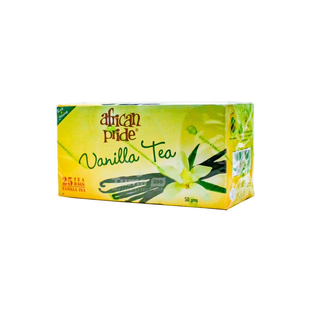 African Pride Vanilla Tea 50g 25 Tea Bags
