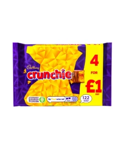 Cadbury Dairy Crunchie Chocolate Bar 4 Bars 104.4g