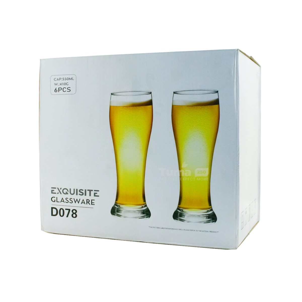 Exquisite Beer Glassware 6pcs