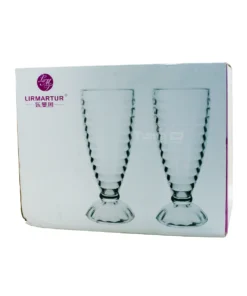Lirmartur Footed milkshake/dessert glasses 6pcs