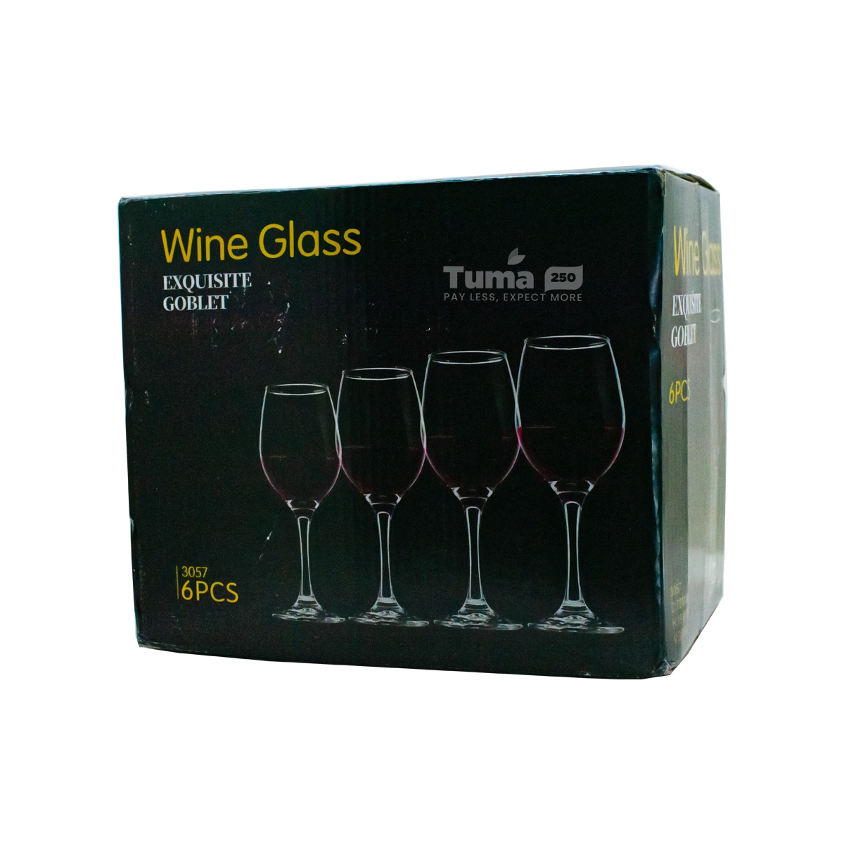 Exuisite Goblet Wine Glass 6pcs