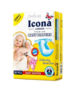 Icona London Premium Baby Diapers 2 Mini (2-6kg) -87kg