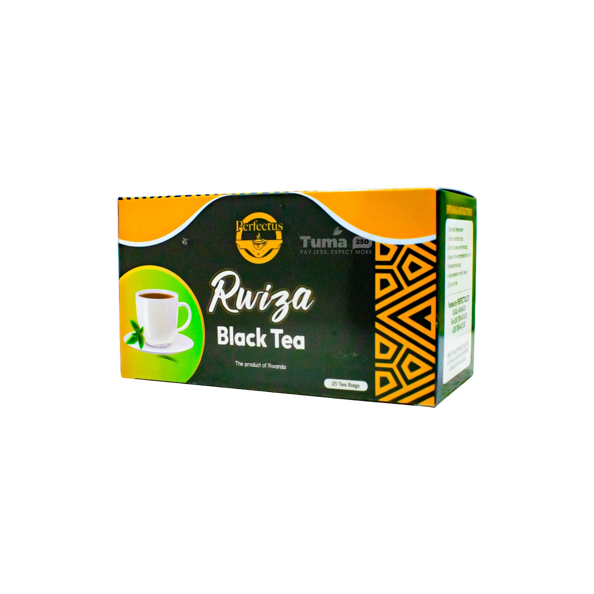 Rwiza Classic Blended Black Tea 25 Tea Bags