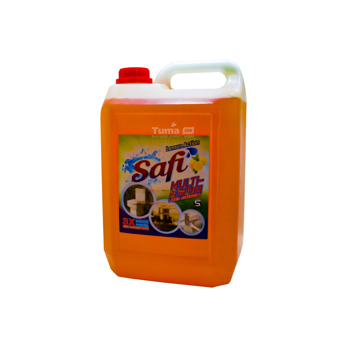 )Safi Multi-purpose liquid Detergent 5L (Red)