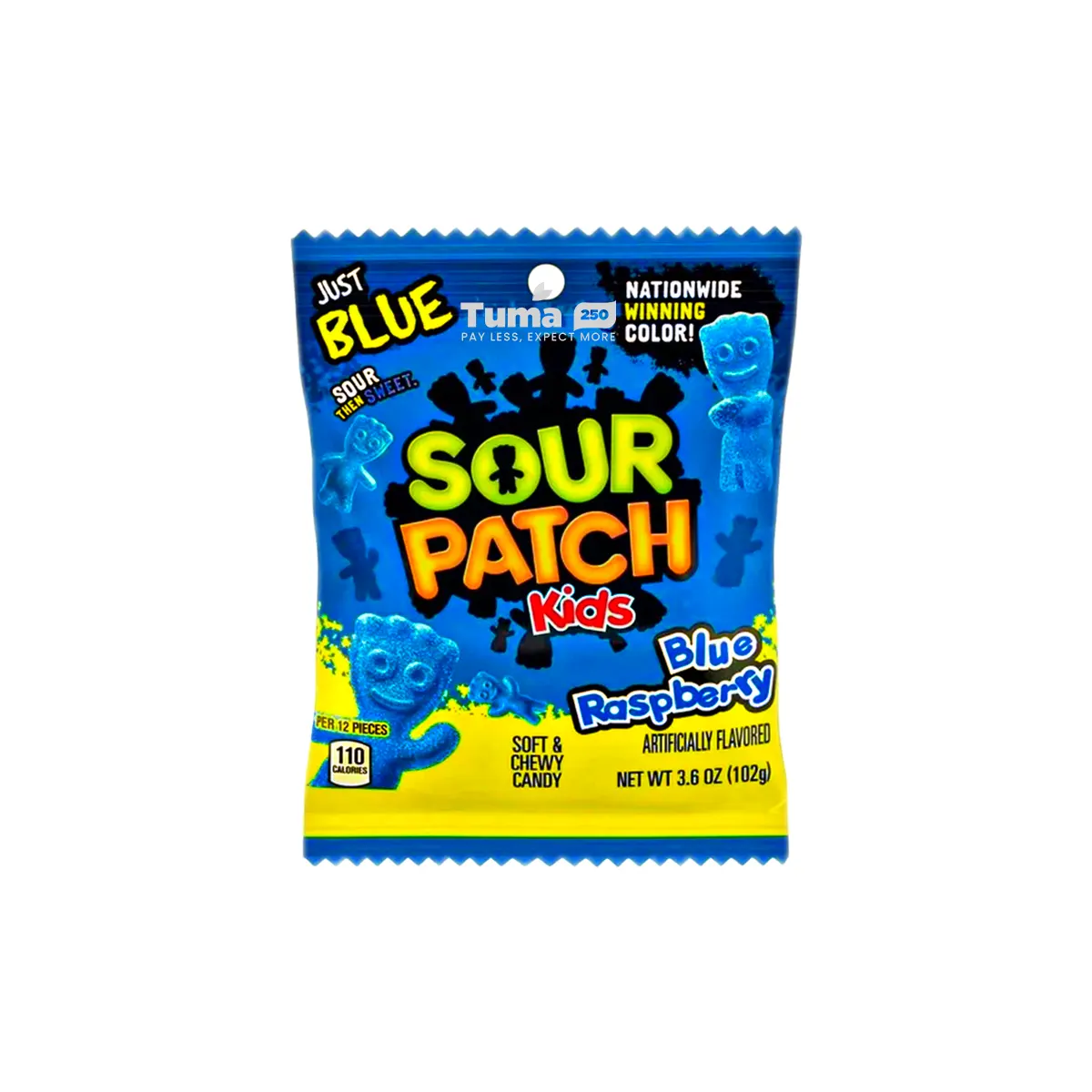 Sour Patch Kids Blue Raspberry Flavour Sweets 105g