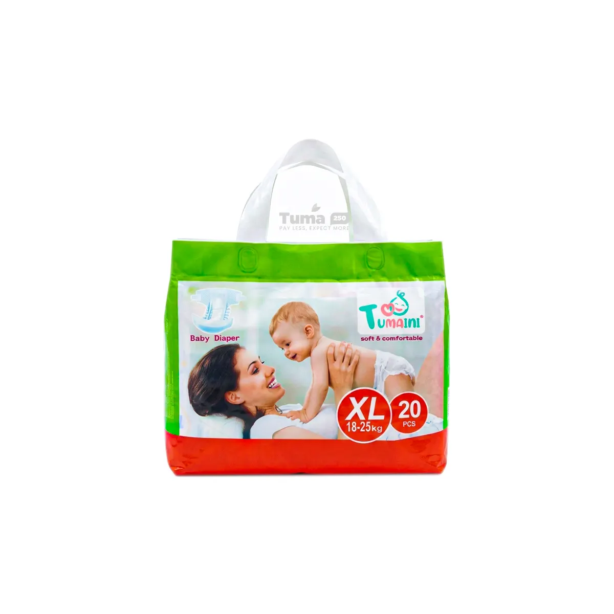 Tumaini Soft & Comfortable Baby Diapers XL (18-25kg) -20pcs