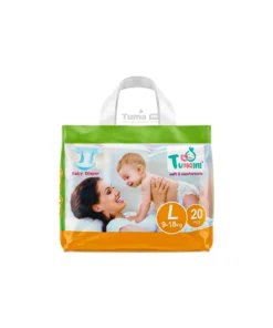 Tumaini Soft & Comfortable Baby Diapers L (9-18kg) - 20pcs