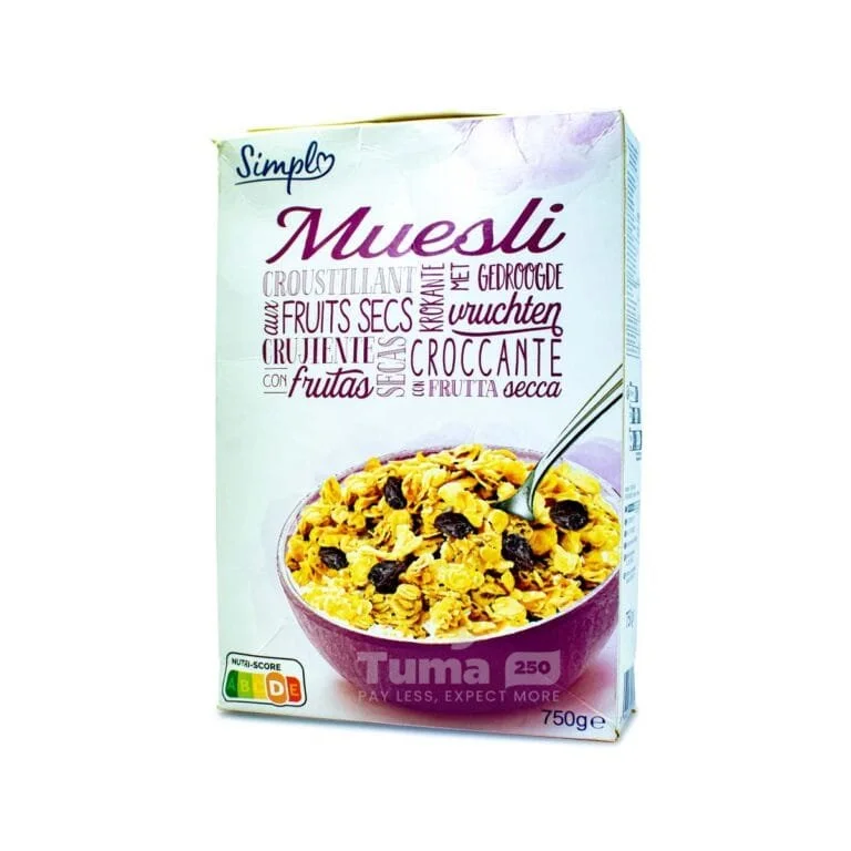 Simply Muesli With Dried Fruits 750g