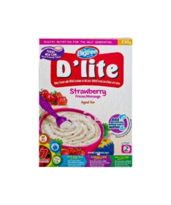 Bigtree D'lite Strawberry Baby Cereal 250g