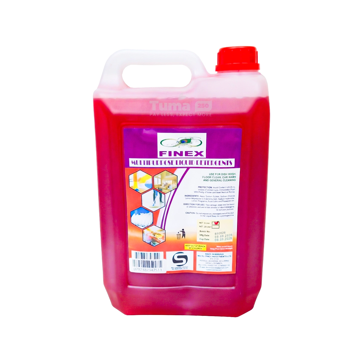 Finex Multipurpose Liquid Detergents 5L