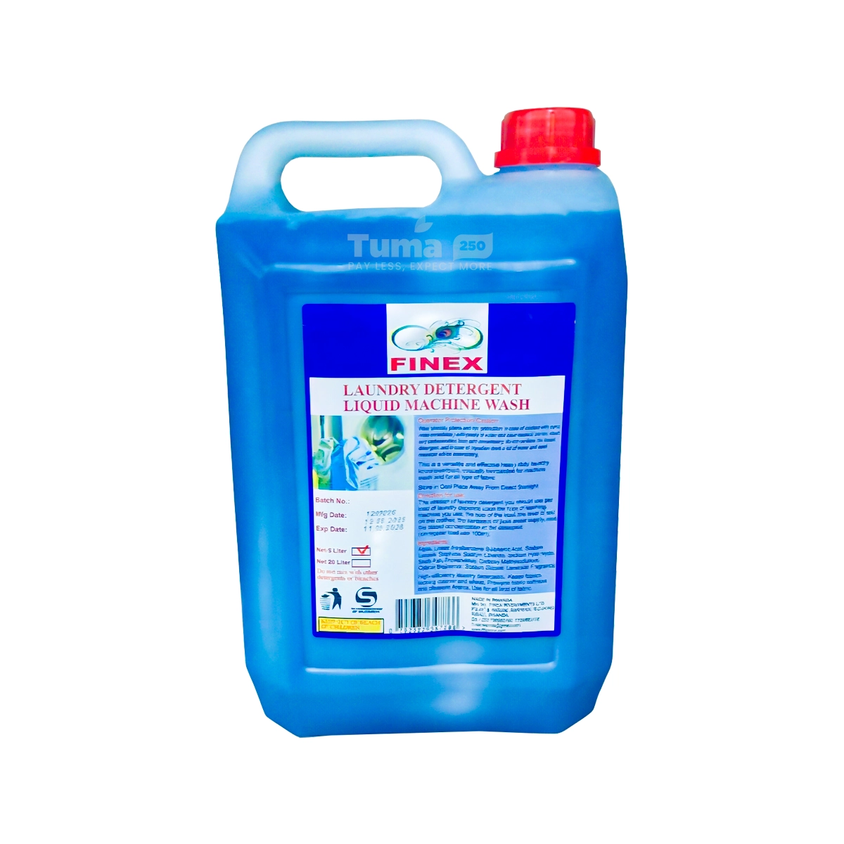Finex Laundry Detergent Liquid Machine Wash 5L
