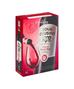 Four Cousins Natural Sweet Red Wine 3L