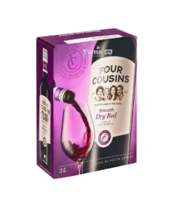 Four Cousins Smooth Dry Red Wine 3L