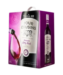 Four Cousins Smooth Dry Red Wine 5L