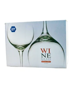Mingjia Equisite Goblet Wine Glasses 6pcs